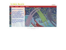 Tablet Screenshot of lindaallenart.com